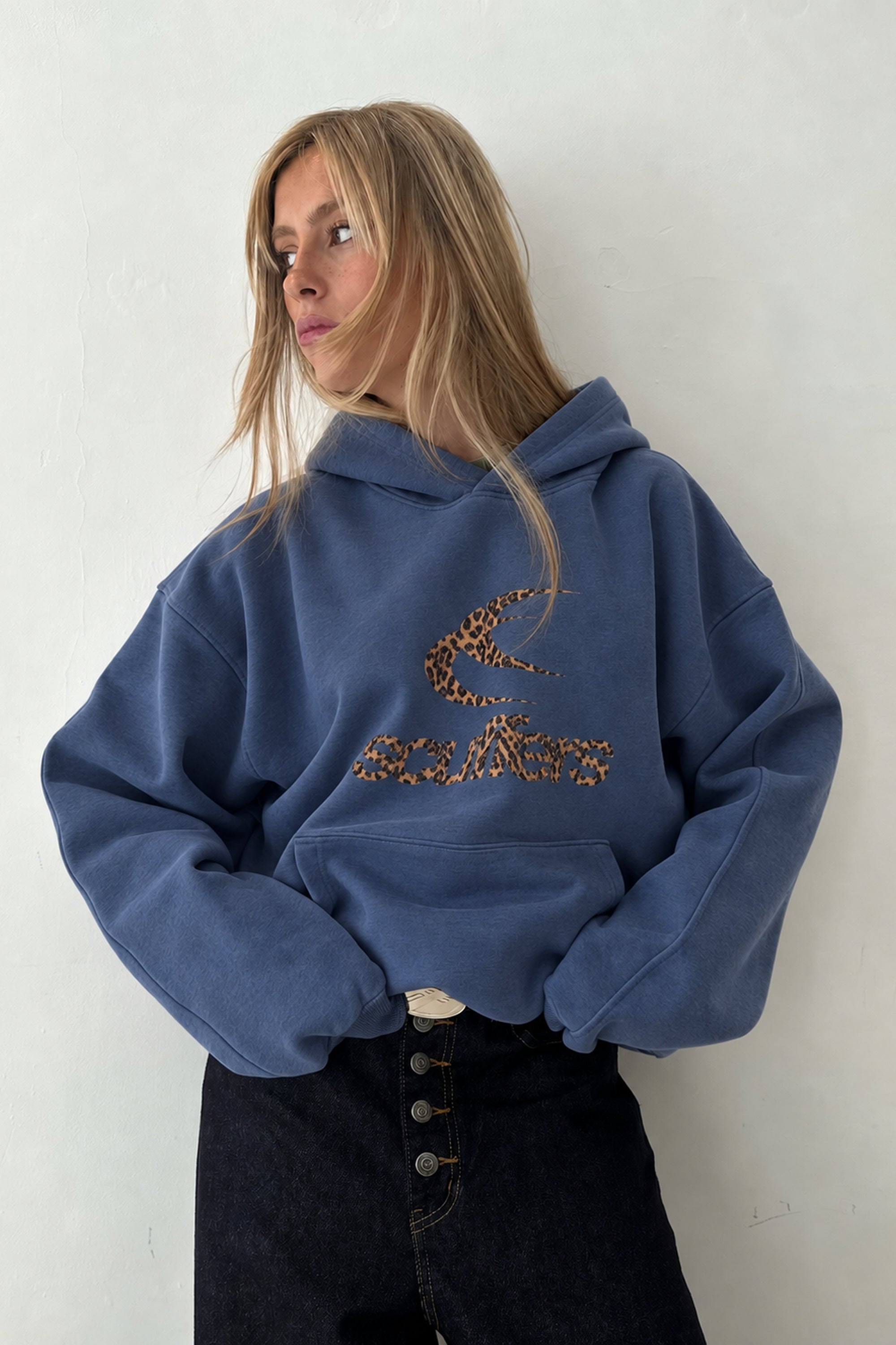 Safari Blue Hoodie - Oversized Hoodie | Scuffers