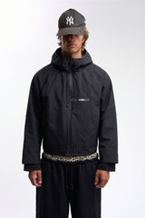 Essence Black Windbreaker