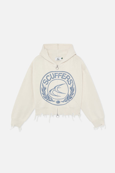 CLG Ecru Knit Zipper – Scuffers