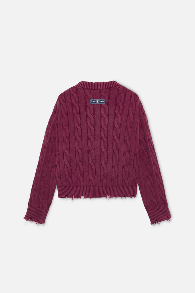 Trench Jersey Burgundy