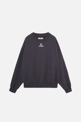 Stripes Navy Crewneck