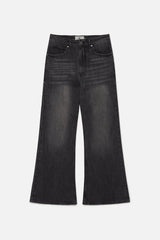 Flared Dark Grey Jeans