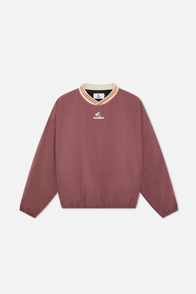 Sports Tech Burgundy Crewneck