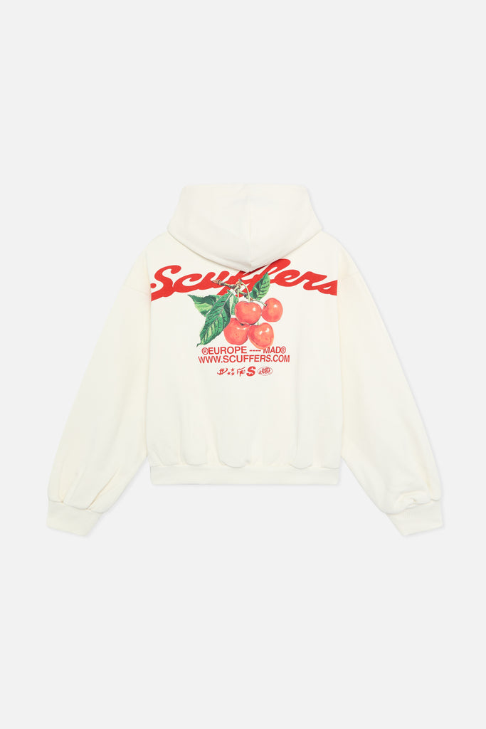 Tropical Ecru Hoodie