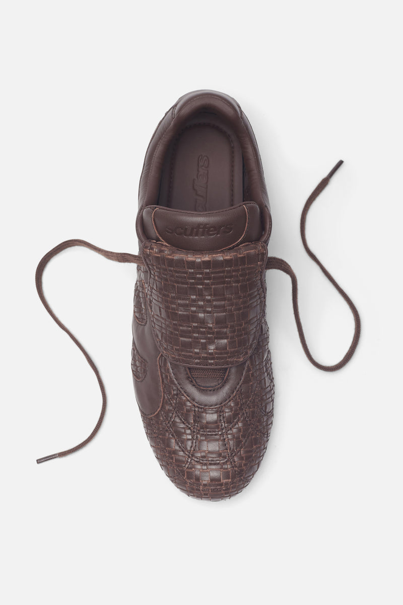 Iconic Braided Brown Sneaker