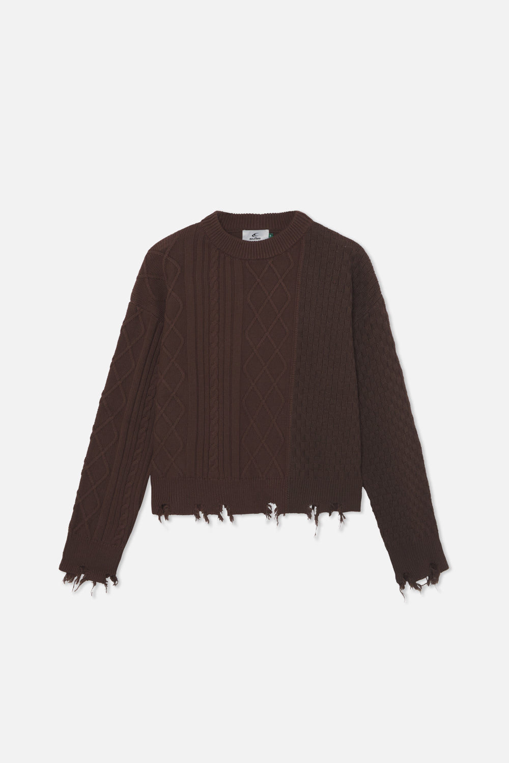Split Brown Knit