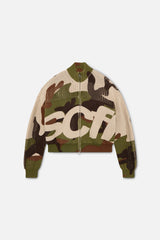 SCFF Camo Knit Zipper