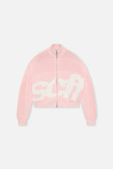 SCFF Pink Knit Zipper