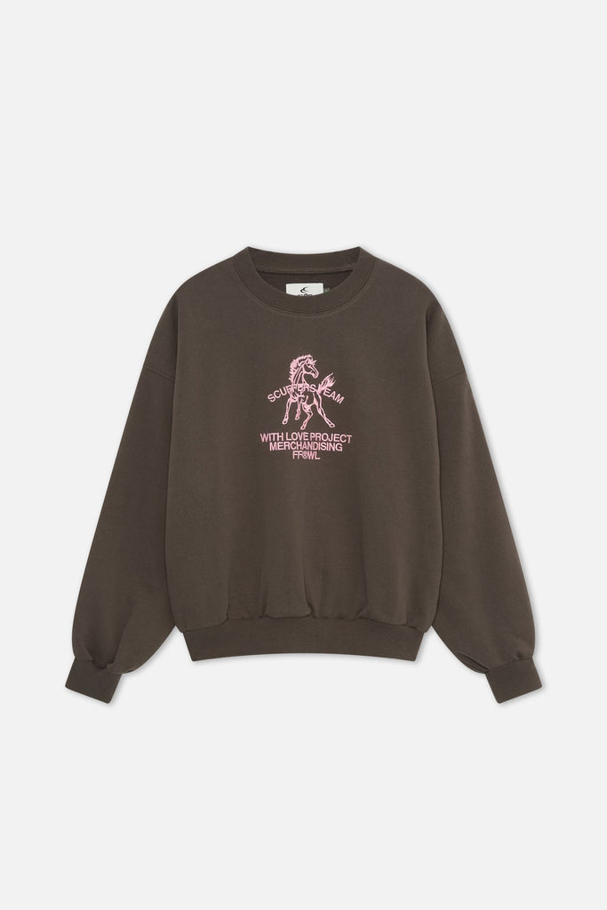 Horse Dark Crewneck