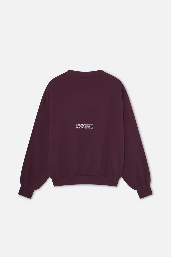 Semi Burgundy Crewneck