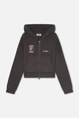 Signal Brown Knit Zipper