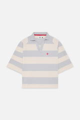 Signature Light Blue Striped Polo
