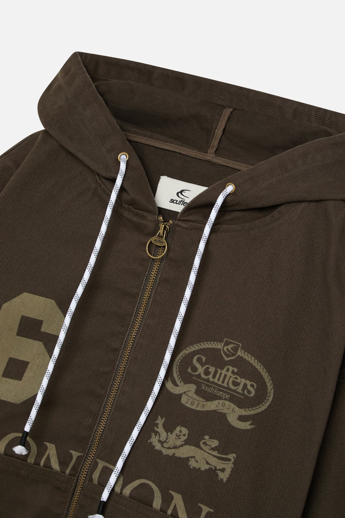 scufers フード付きナイロンジャケット オリーブグリーン Slam Green Jacket – Scuffers