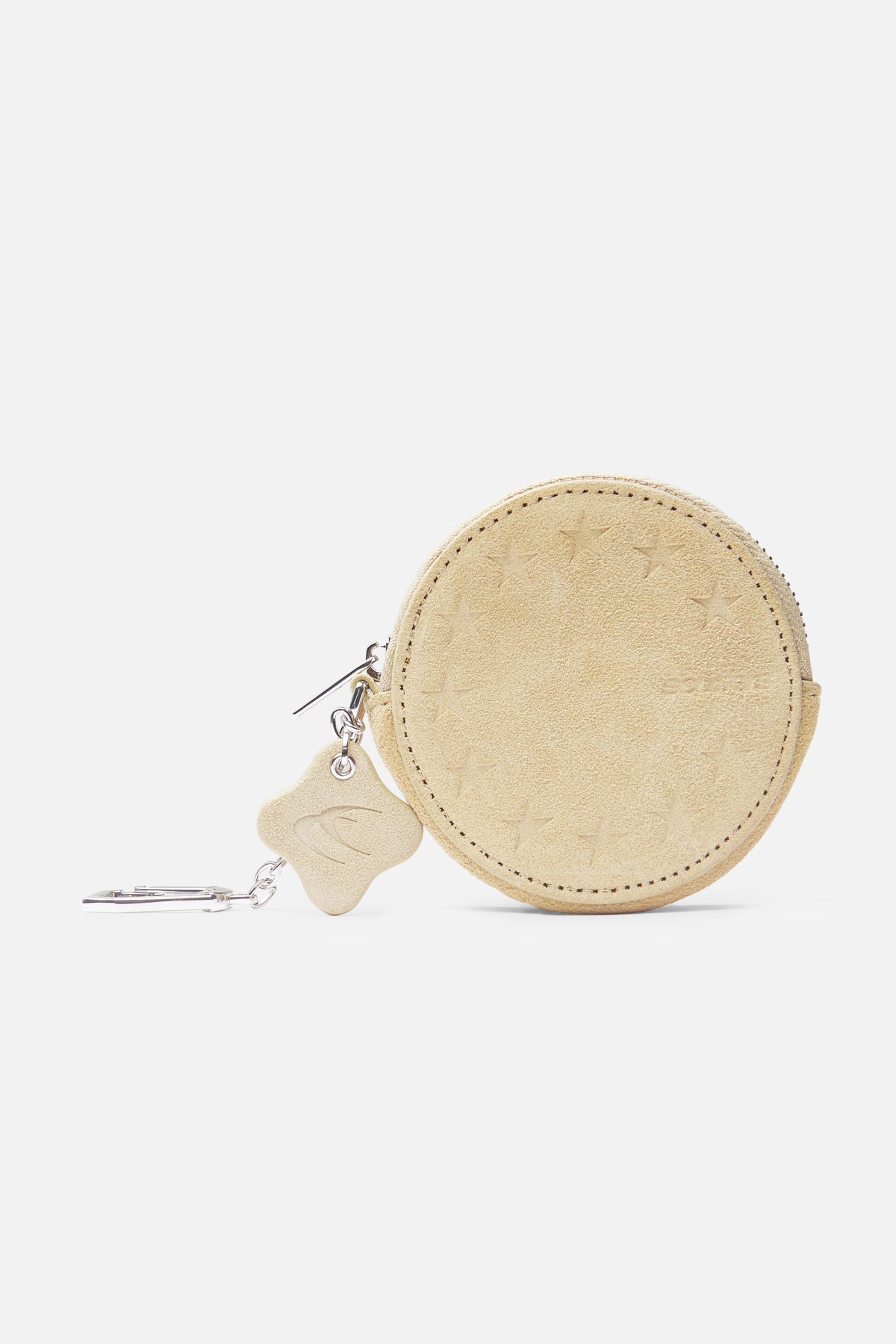 Suede Ecru Keychain Wallet – Scuffers