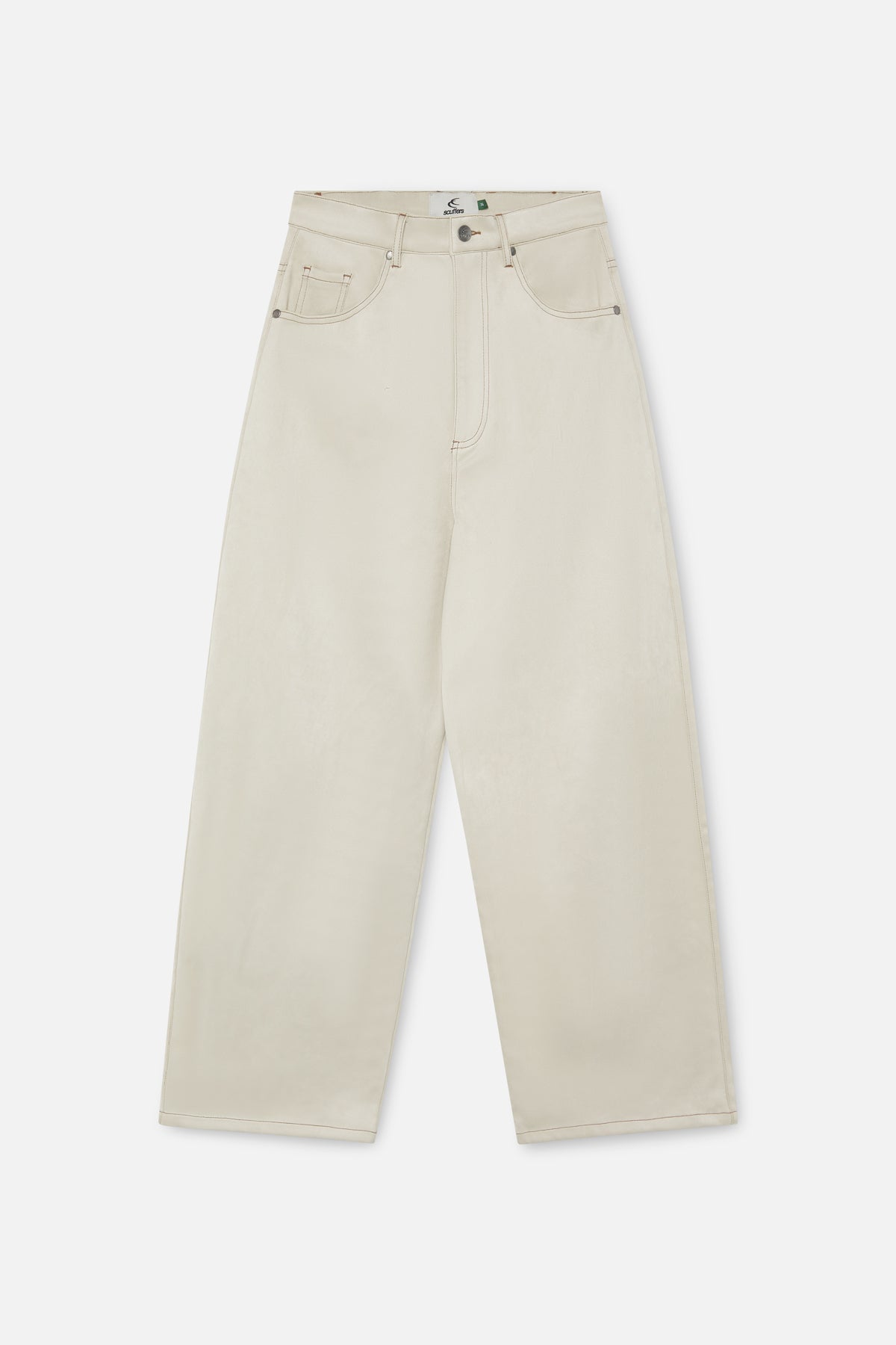 Suede Grey Jumbo Pants