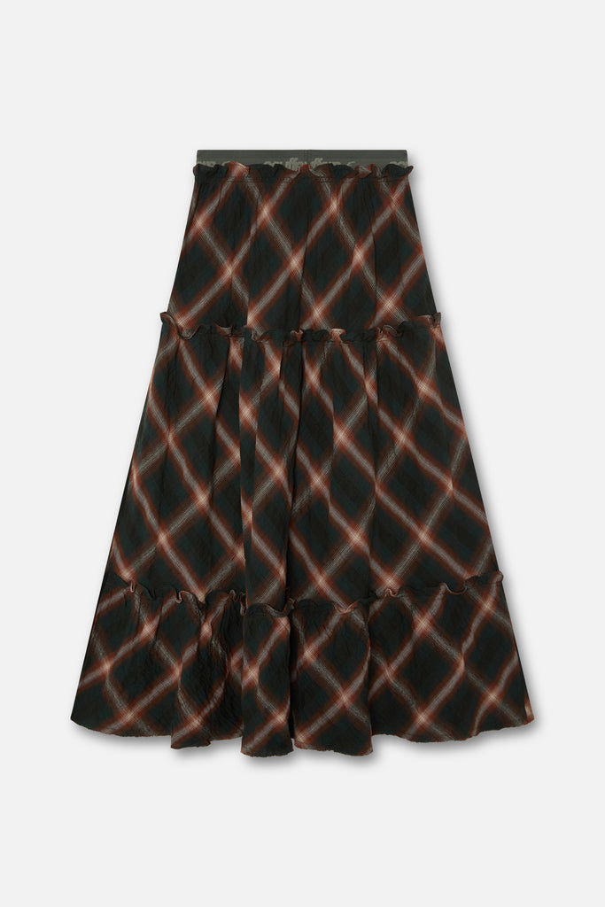 Tartan Midi Skirt
