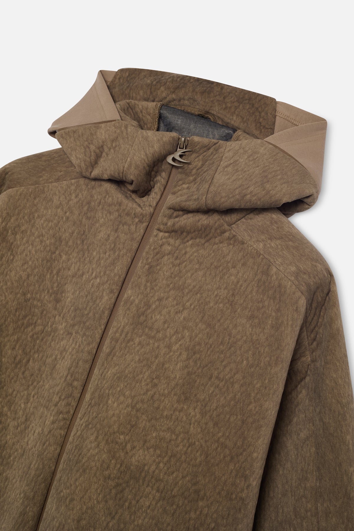 Tech Brown Fur Zip
