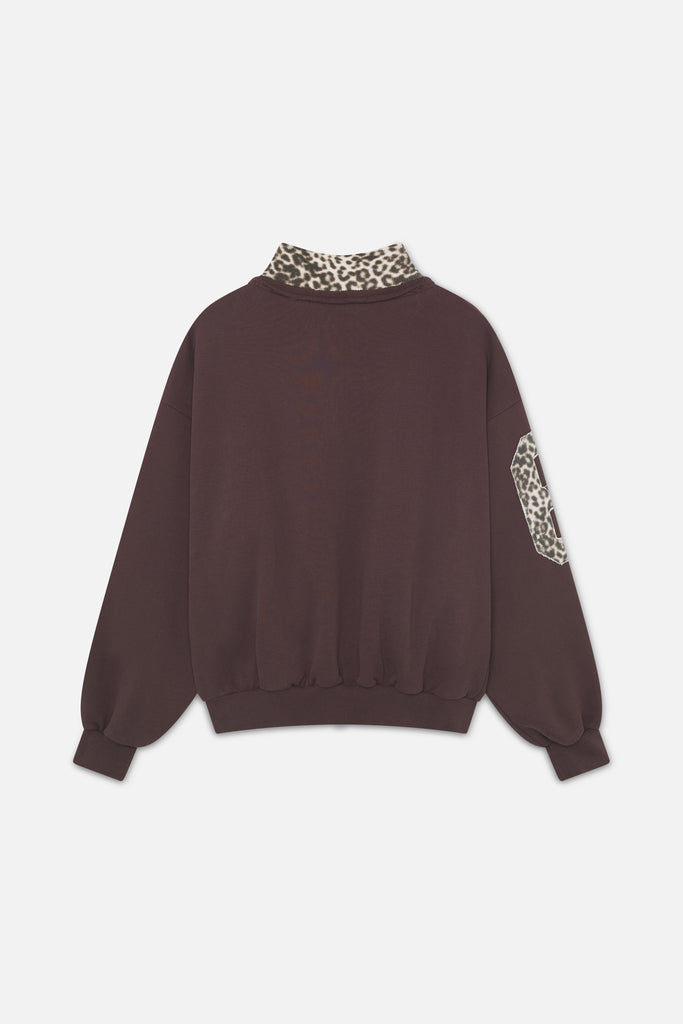 Tokiet Leopard Zipper