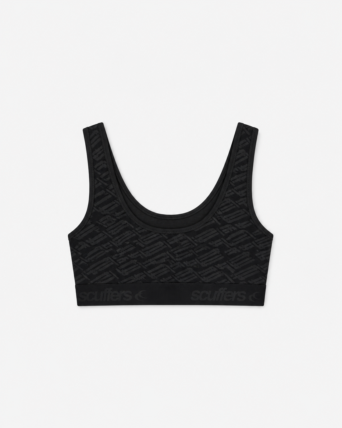 Monogram Black Underwear Top