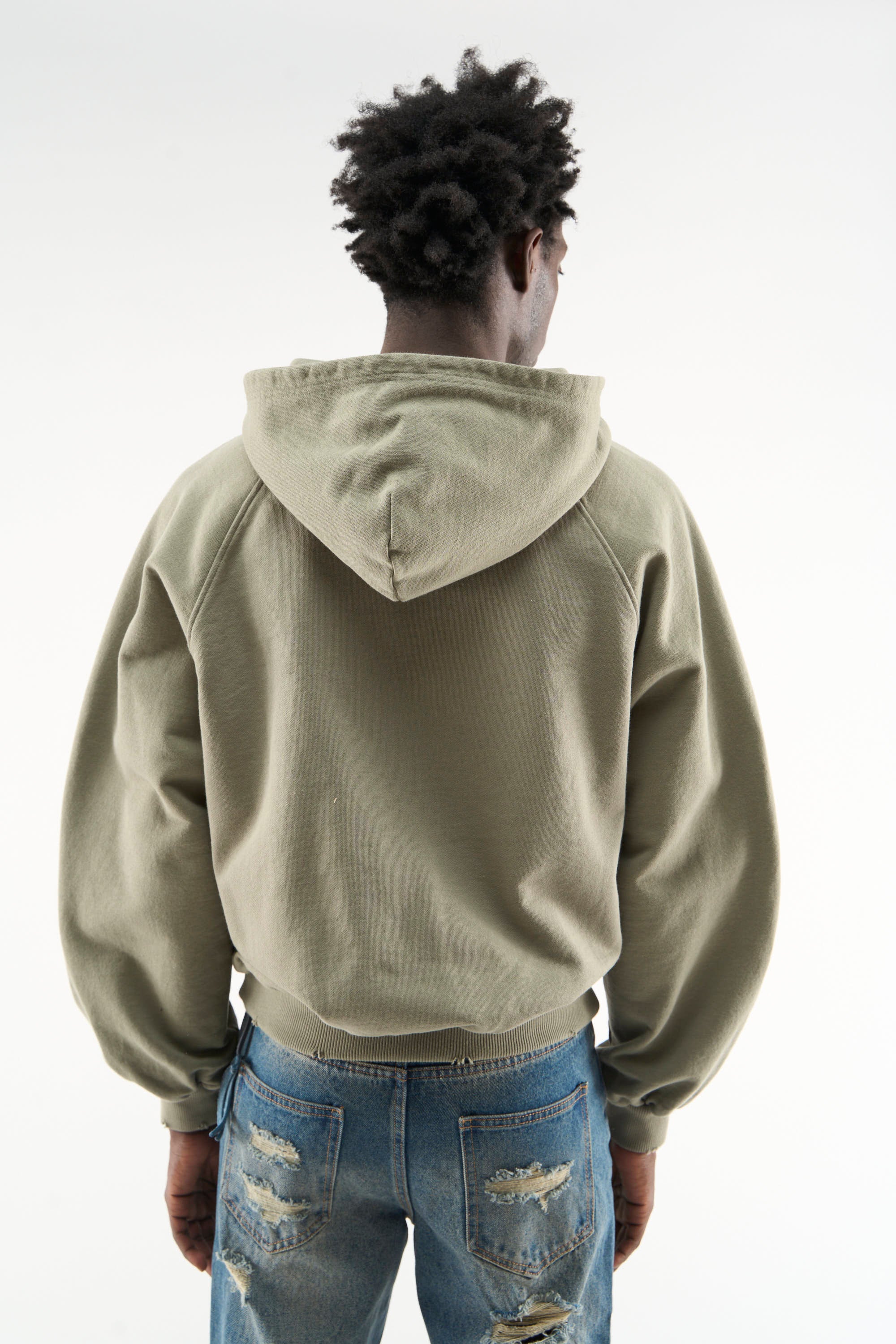scufers フード付きナイロンジャケット オリーブグリーン Omega Green Zipper – Scuffers