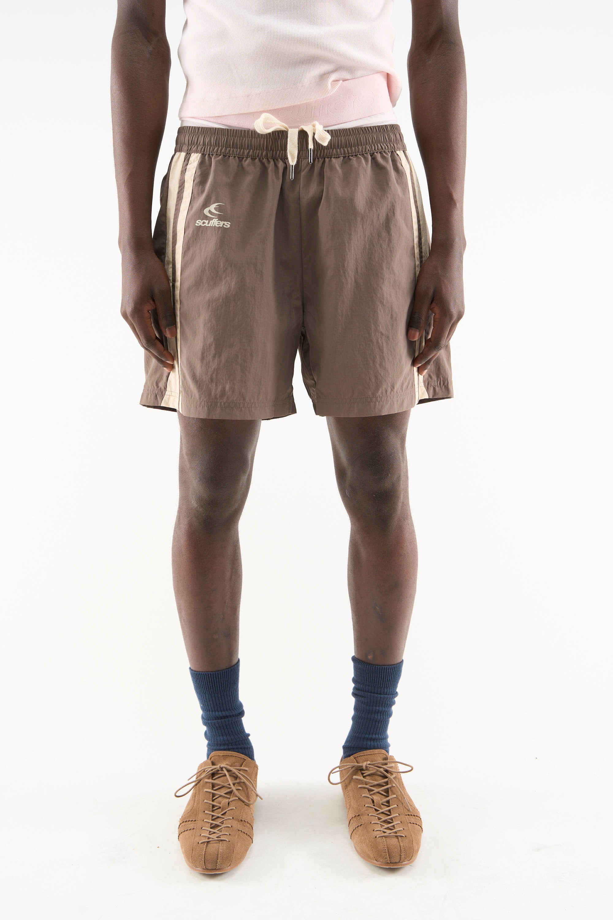New Tech Brown Shorts – Scuffers