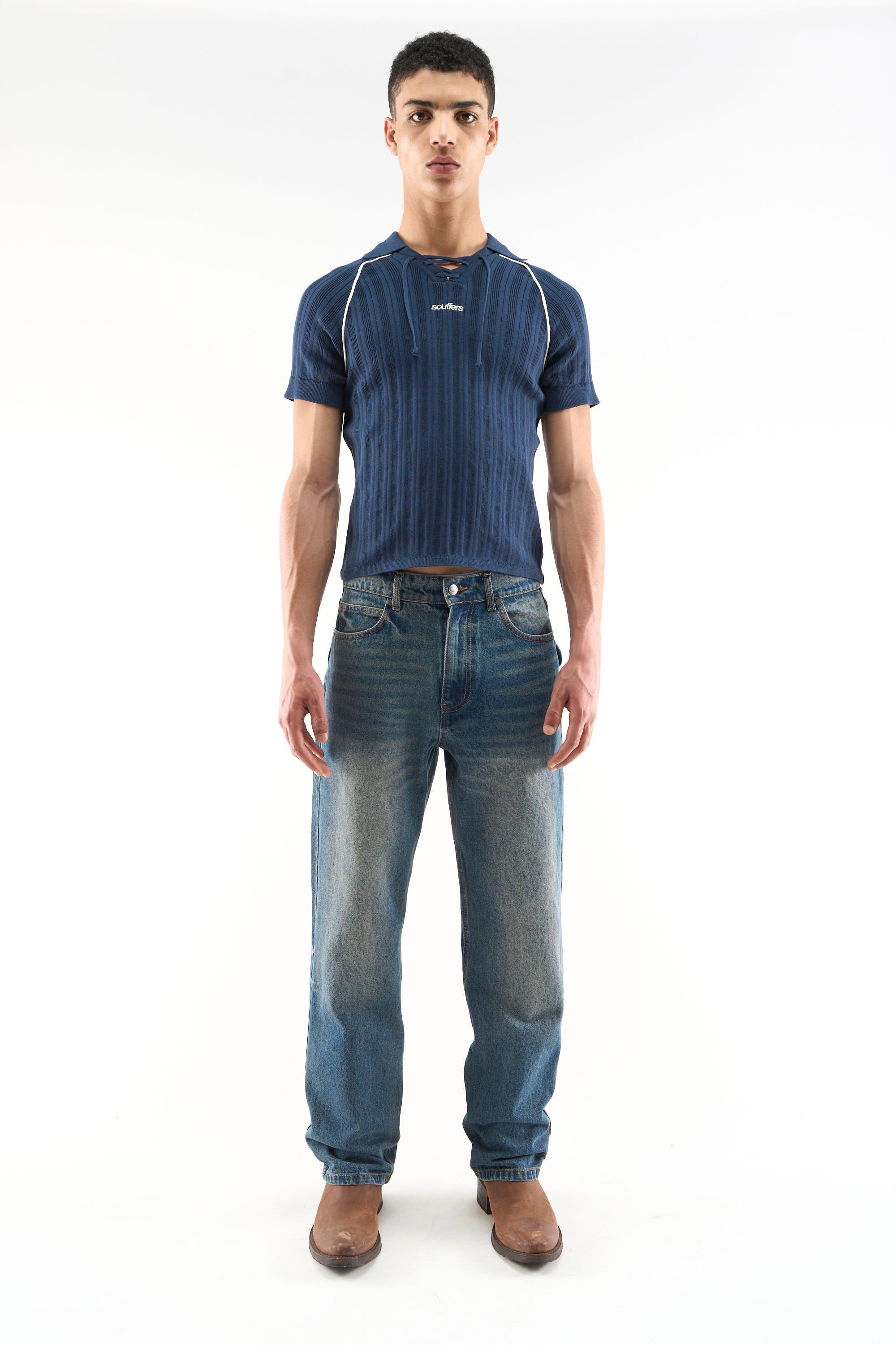 Roll Dark Blue Pants