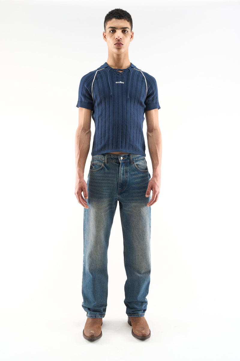 Roll Dark Blue Pants