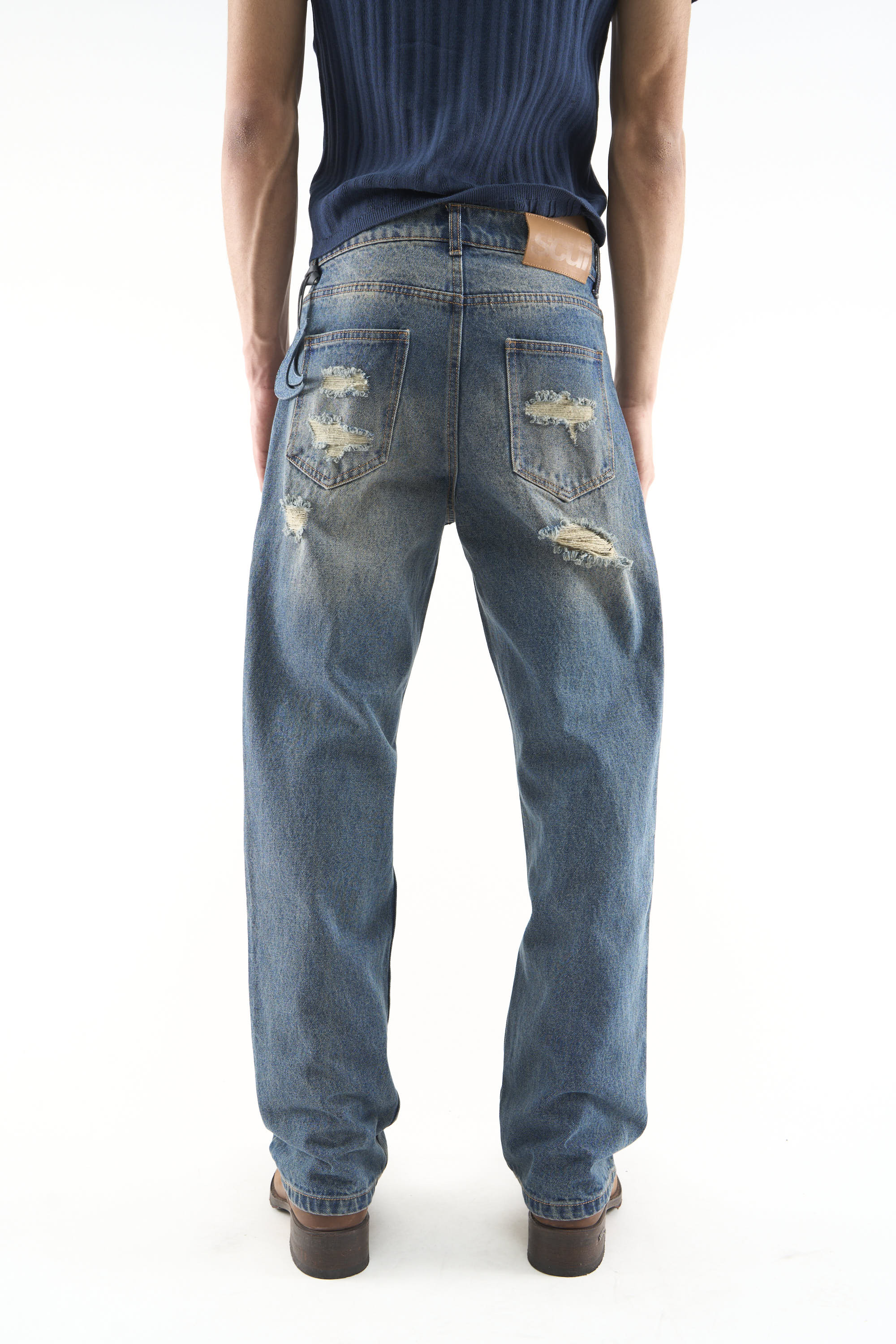 Roll Dark Blue Pants