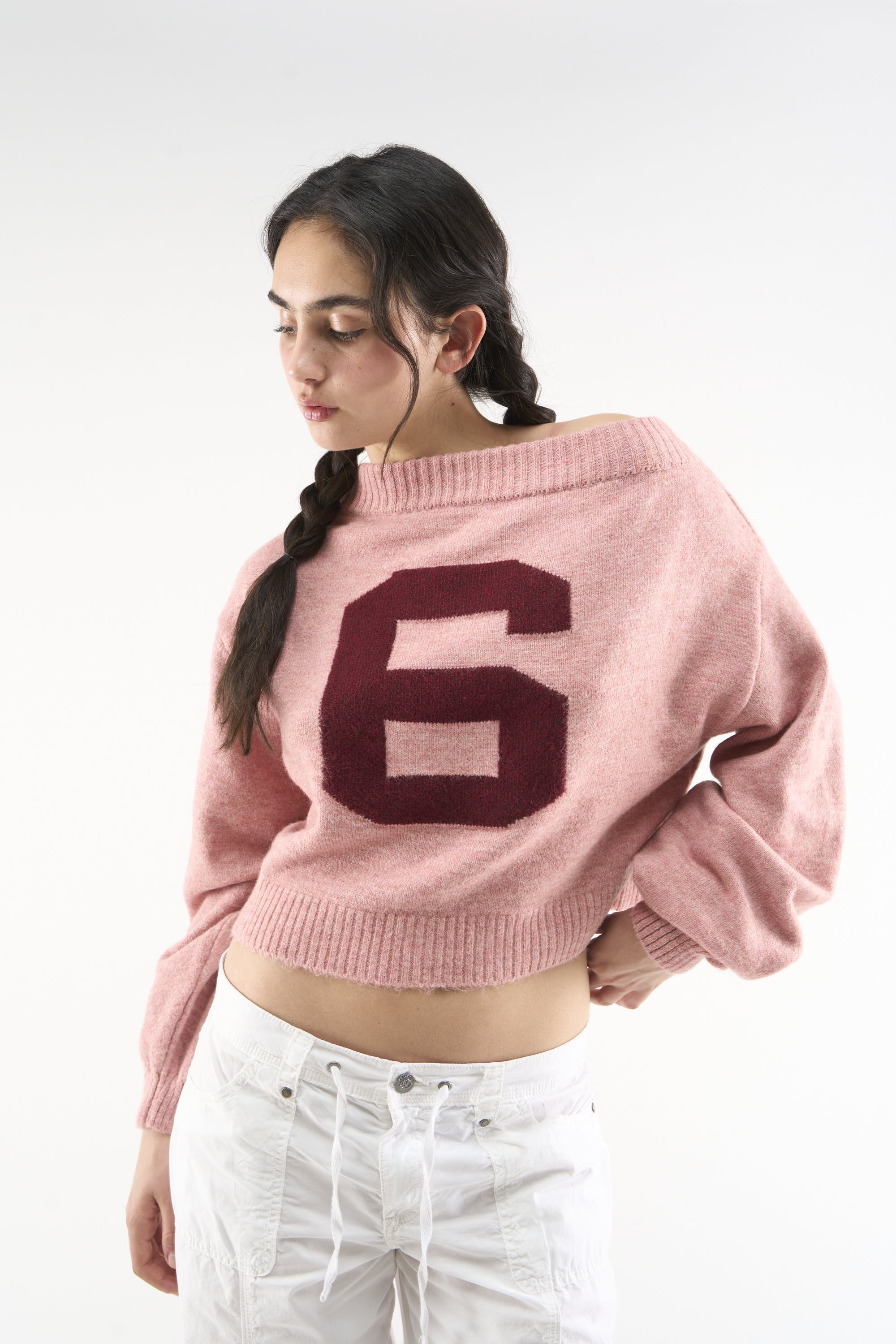 Claude Burgundy Knit