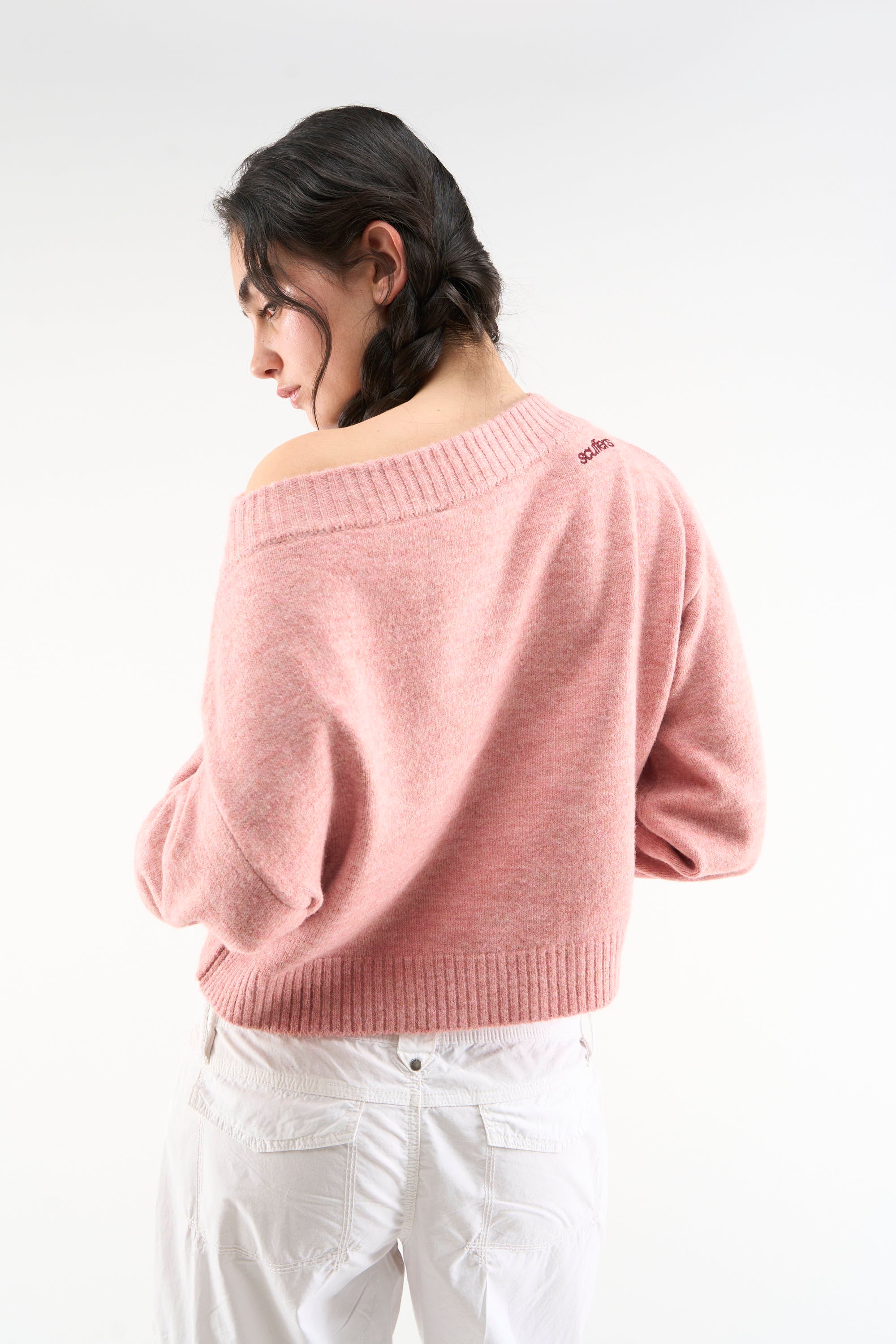 Claude Burgundy Knit – Scuffers