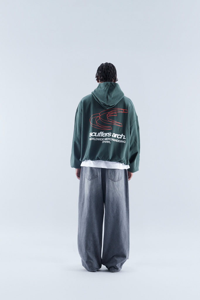 Arch Green Hoodie