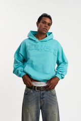 Raw Light Blue Hoodie