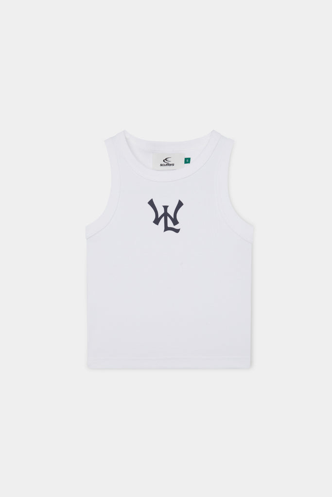 With Love White Tank Top