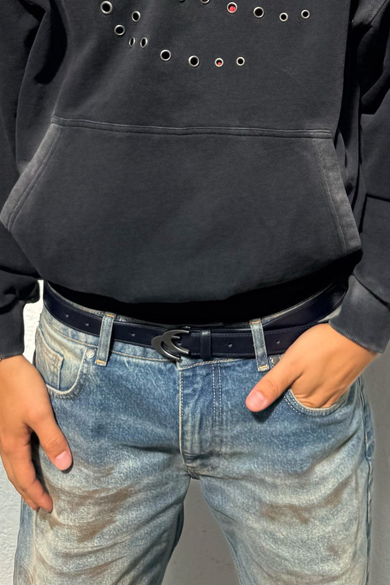 Iconic Blue and Brown Belt