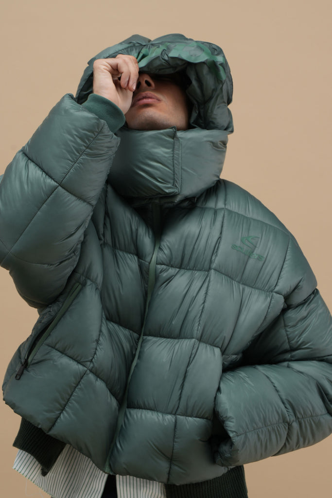 City Forest Green Puffer