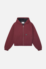 Stained Burgundy Work Jacket