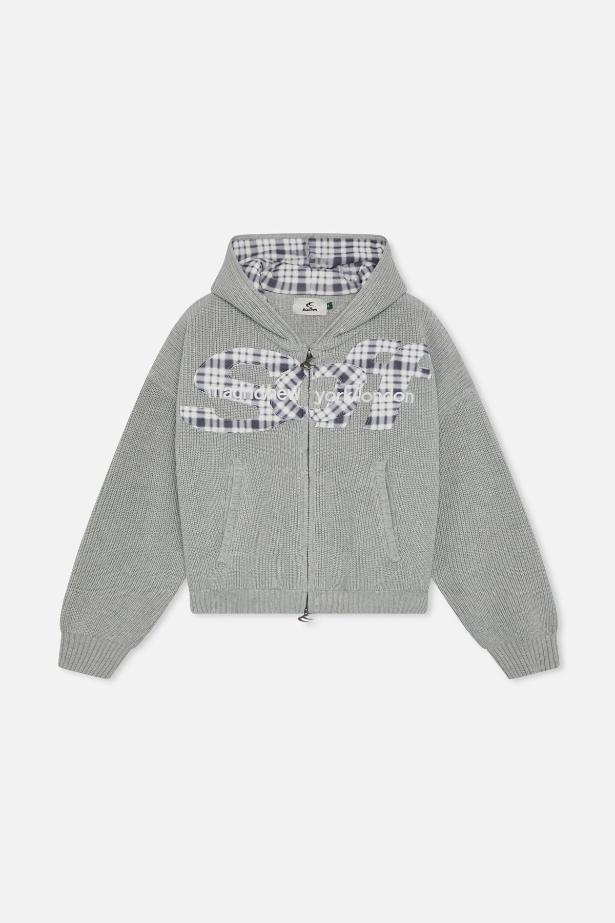 Brooks Grey Knit Zipper – Scuffers