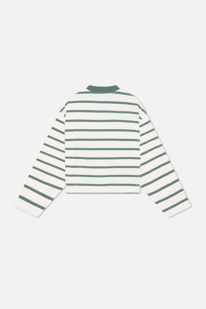 Shield Green Striped Longsleeve