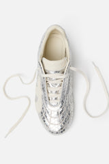 Iconic Silver Sneaker