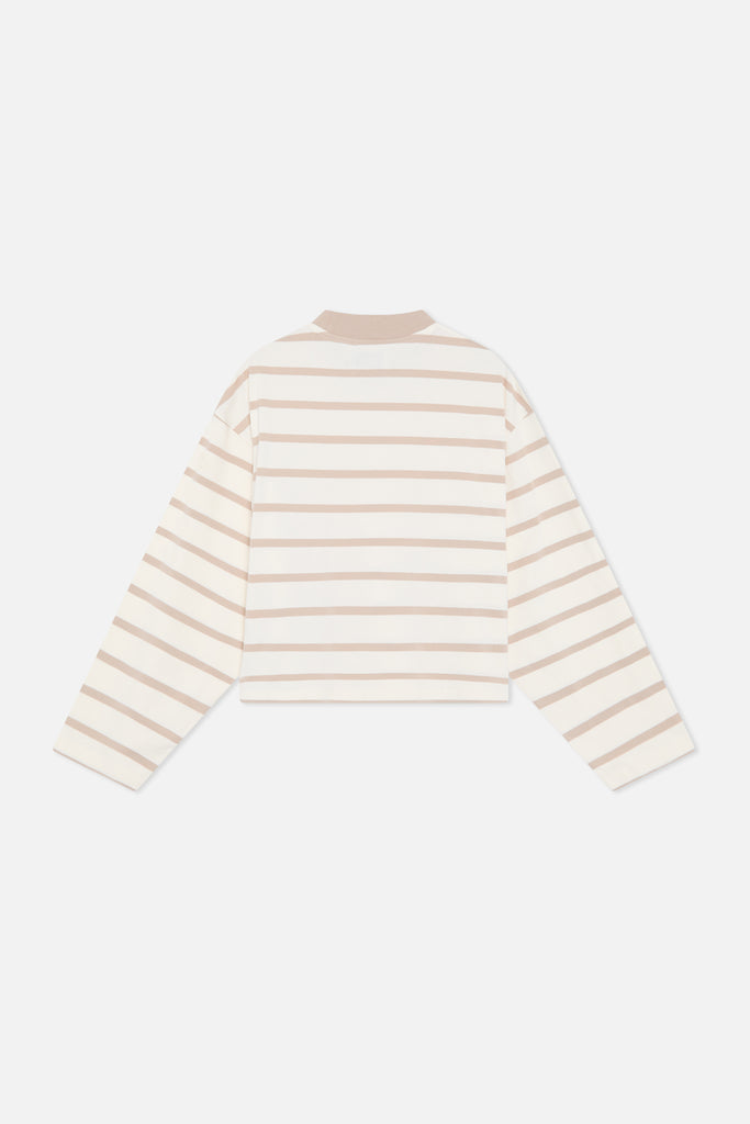 Shield Brown Striped Longsleeve