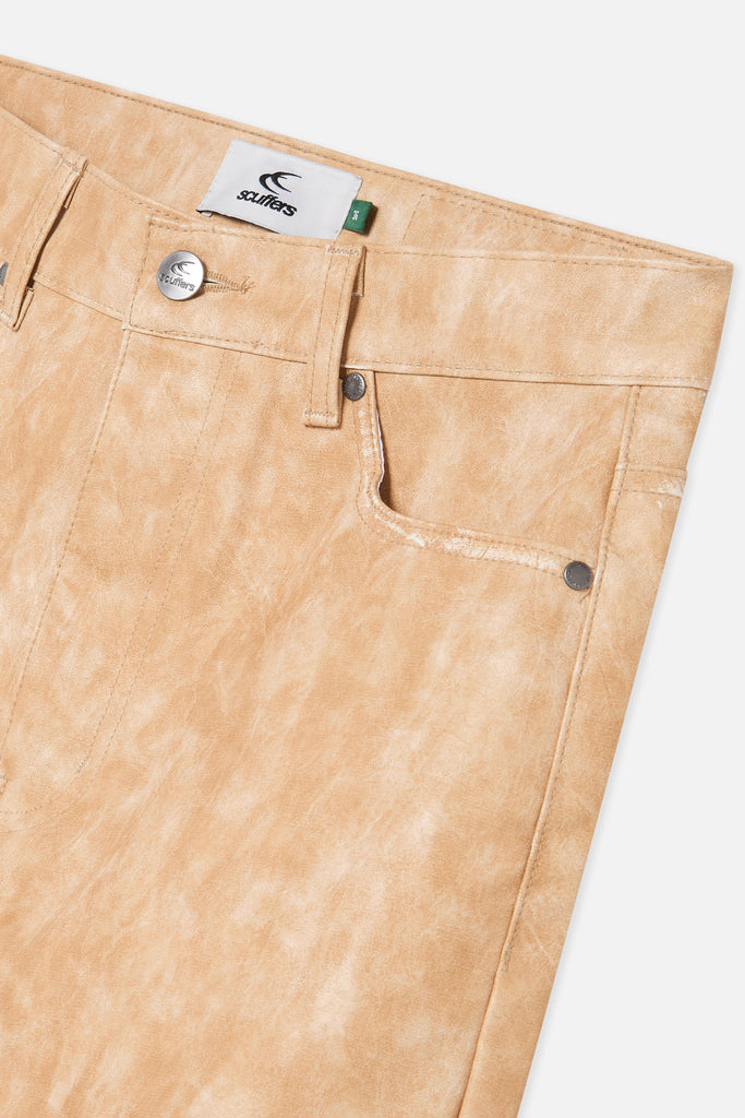 Leather Canela Jumbo Pants