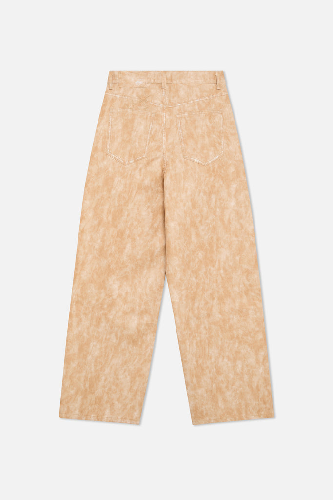 Leather Canela Jumbo Pants