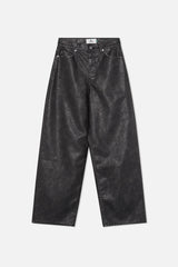 Leather Dark Jumbo Pants