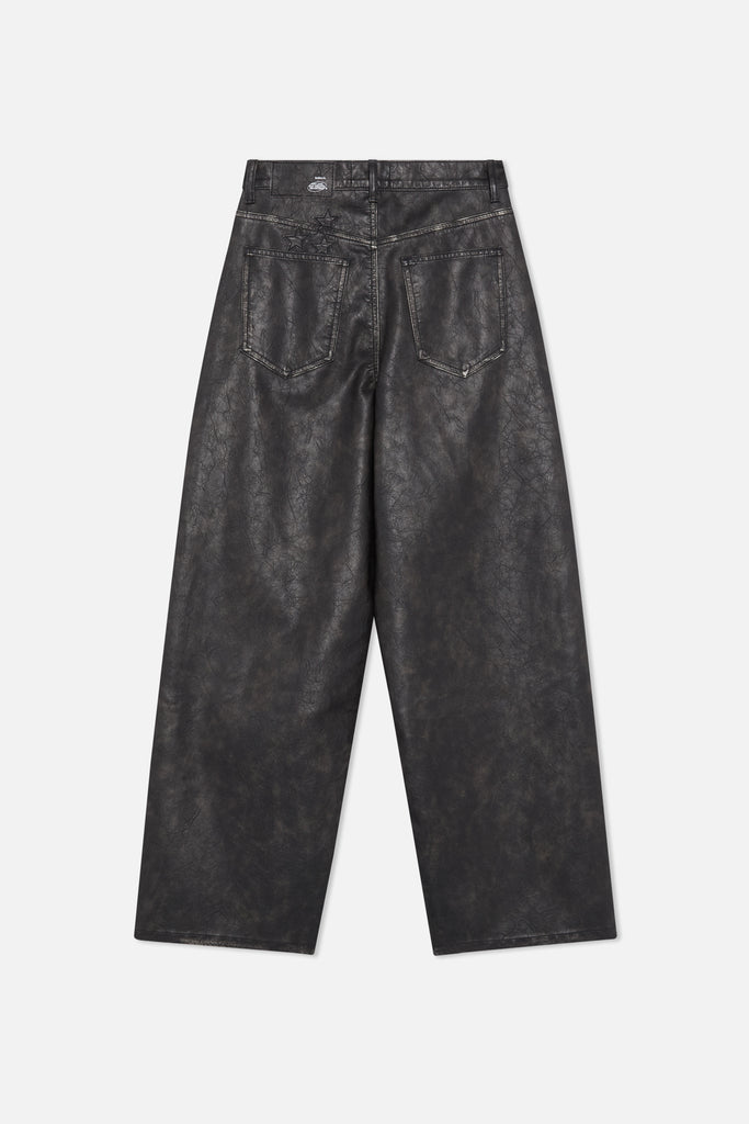 Leather Dark Jumbo Pants