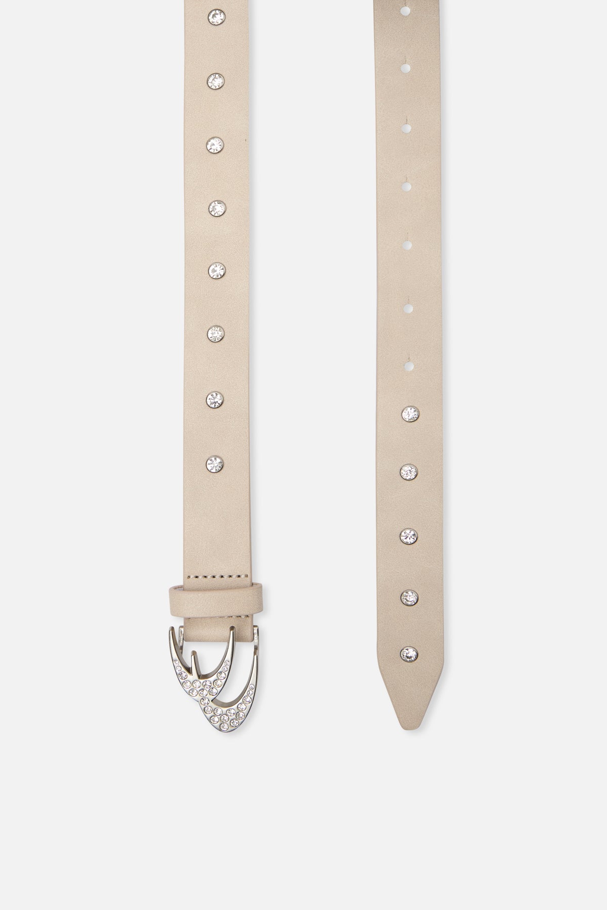 Shinny Ecru Iconic Belt