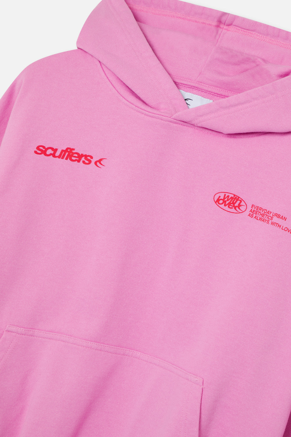 Sign Light Pink Hoodie - Oversized Hoodie | Scuffers