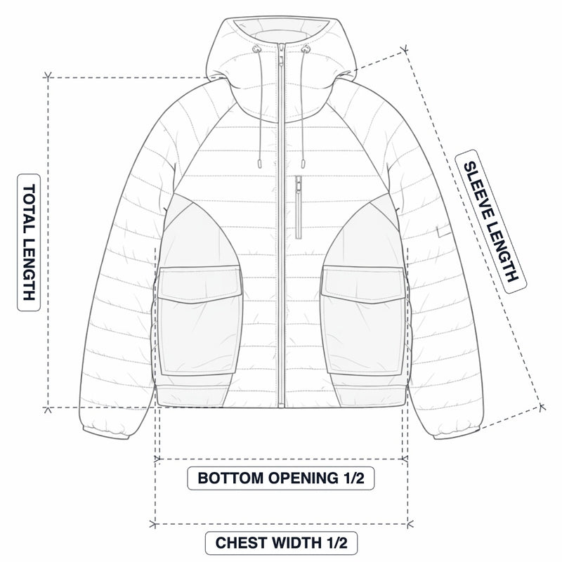 TwoFabric White Puffer