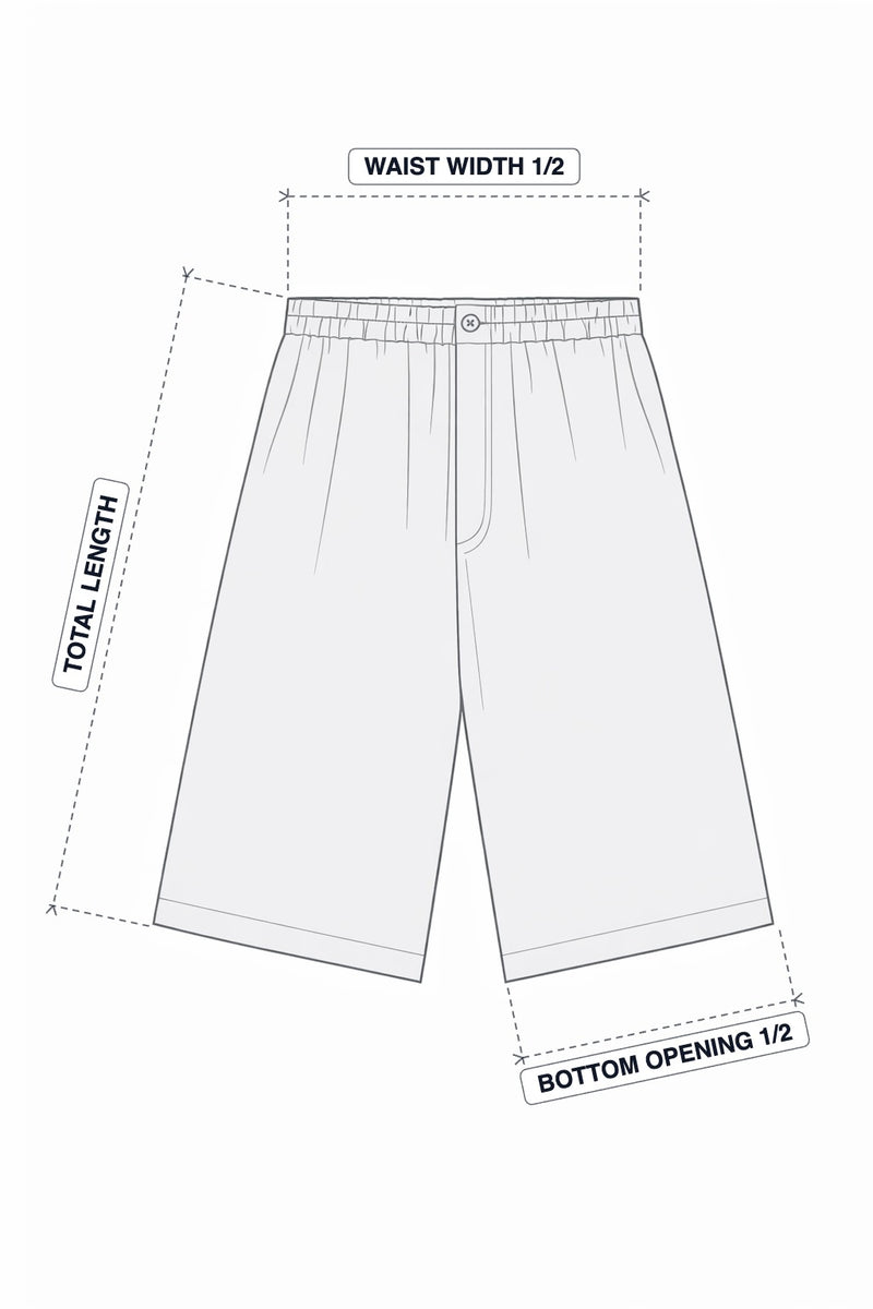 Donguan Blue Checkered Jorts
