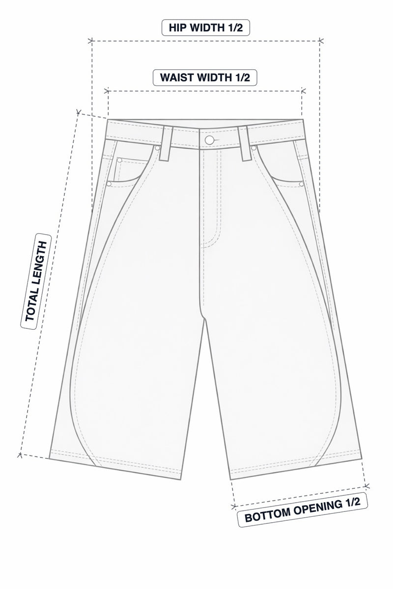 Mowa Yellow Jorts