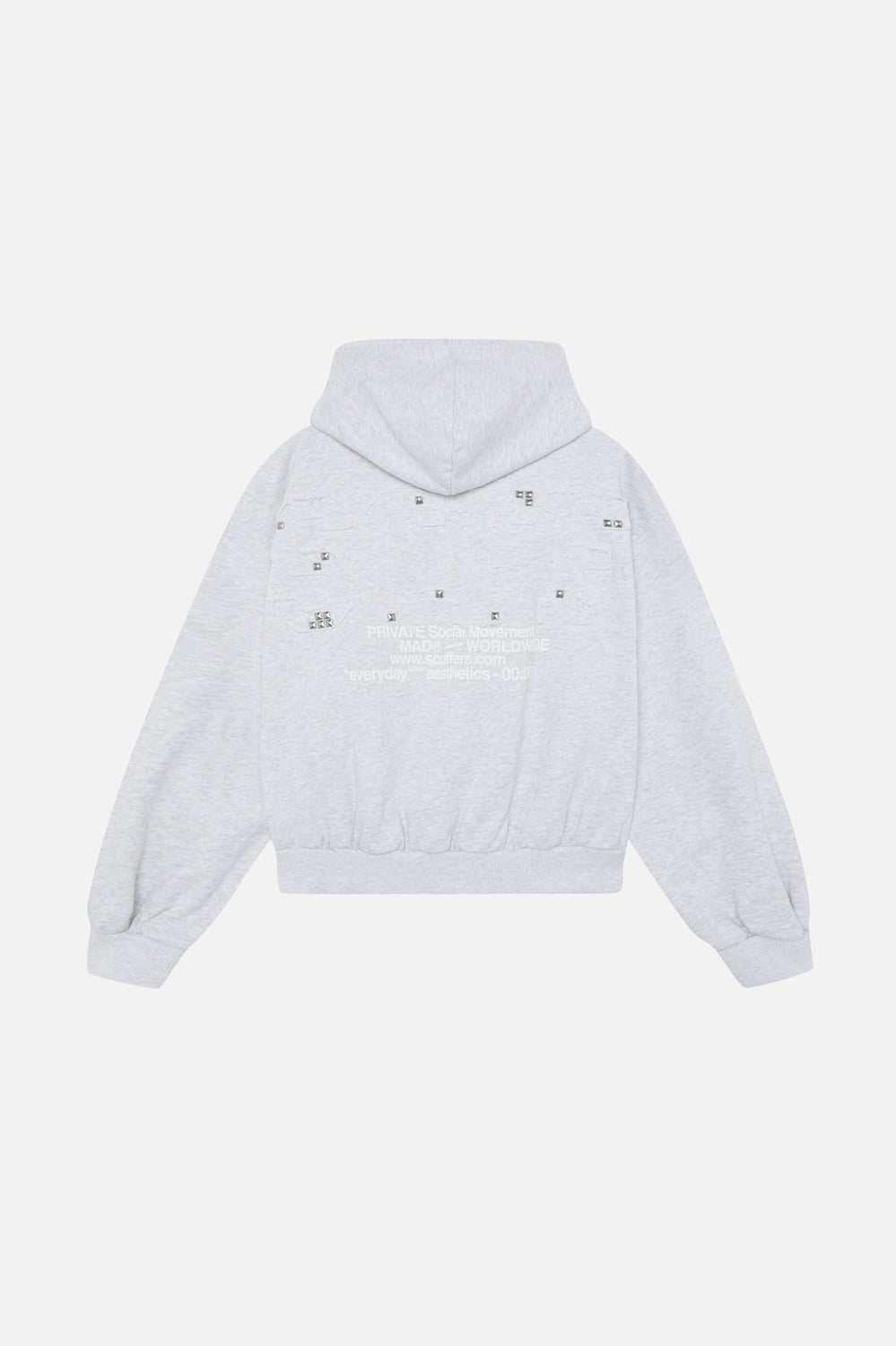 Worldwide Grey Melange Hoodie